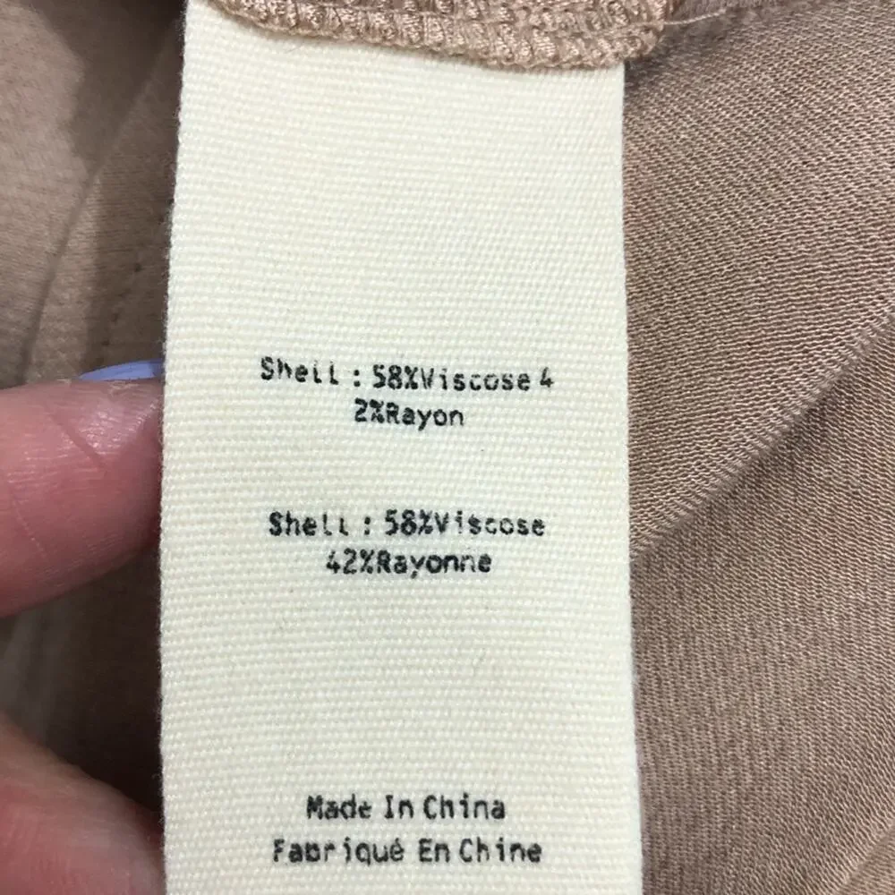 L'AGENCE Chrisley High Waist Wide Leg Pants in Cappuccino 12 NWT